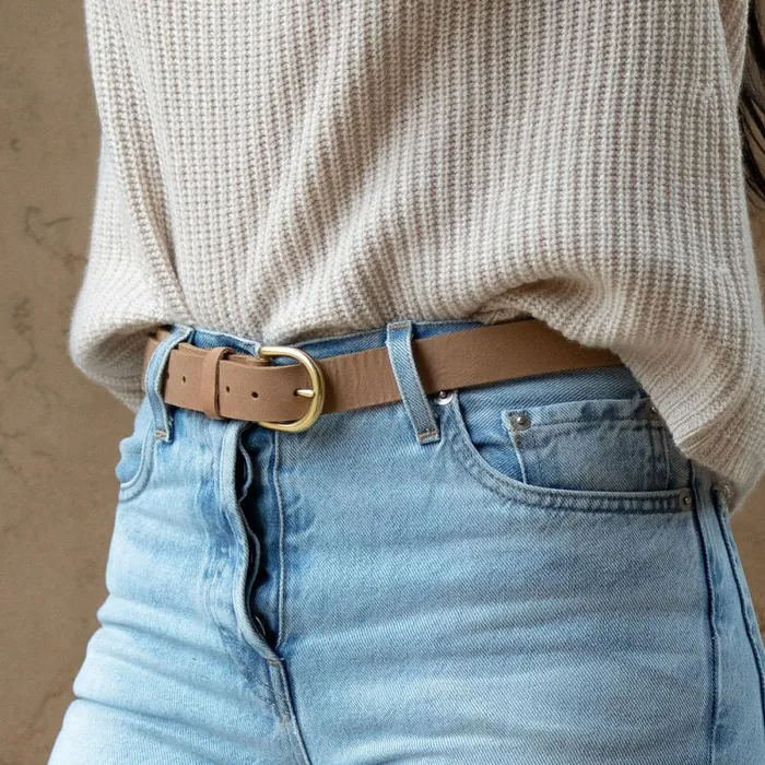 Nisolo Belts Women Noemi Belt 20 Almond