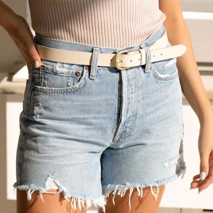 Nisolo Belts Women Noemi Belt 20 Bone