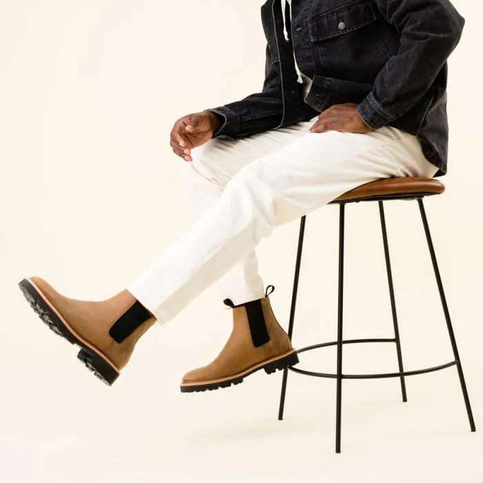 Nisolo Boots Men GoTo Chelsea Boot 20 Tobacco