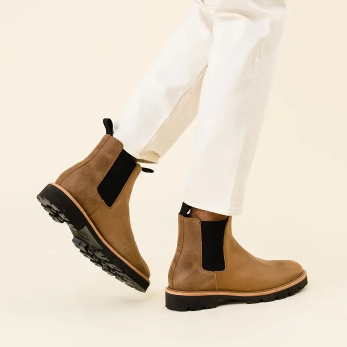 Nisolo Boots Men GoTo Chelsea Boot 20 Tobacco