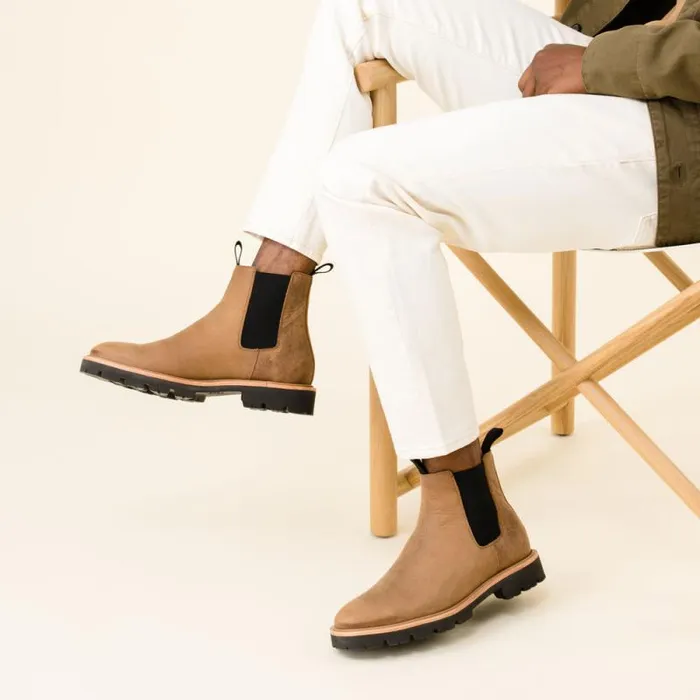 Nisolo Boots Men GoTo Chelsea Boot 20 Tobacco