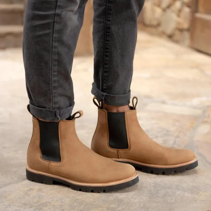 Nisolo Boots Men GoTo Chelsea Boot Tobacco