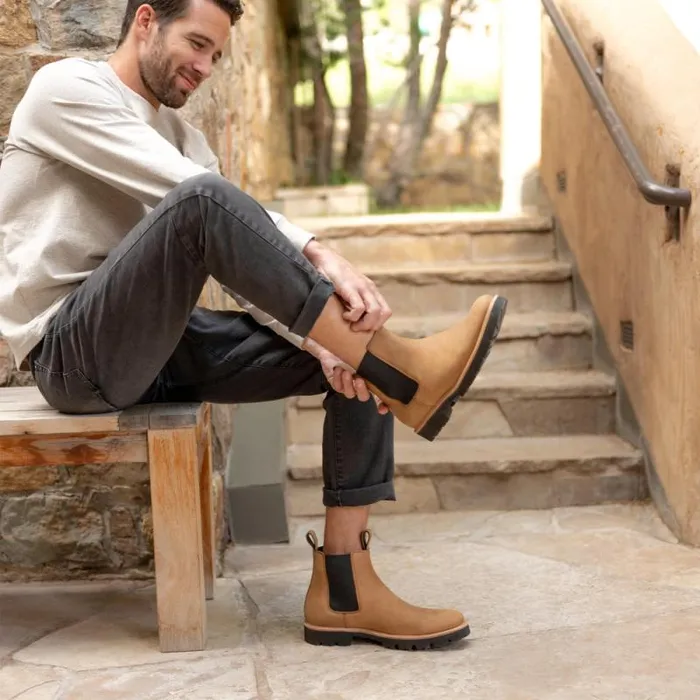 Nisolo Boots Men GoTo Chelsea Boot Tobacco
