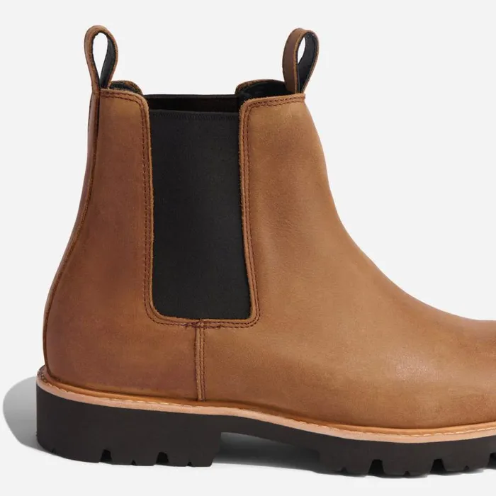 Nisolo Boots Men GoTo Chelsea Boot Tobacco