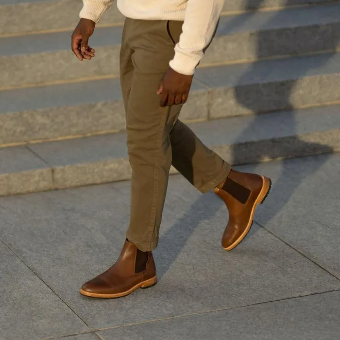 Nisolo Boots Men Marco Everyday Chelsea Boot Brown