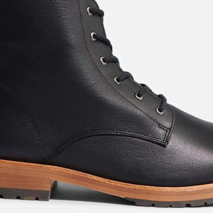 Nisolo Boots Men Martin AllWeather Boot Black