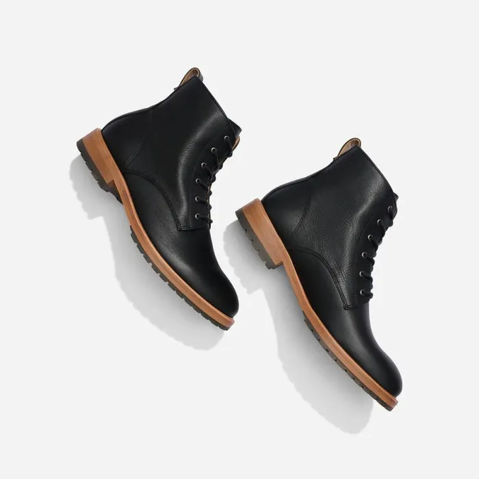 Nisolo Boots Men Martin AllWeather Boot Black