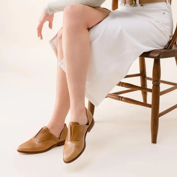 Nisolo Flats and Slip Ons Women Emma D039Orsay Oxford 20 Almond