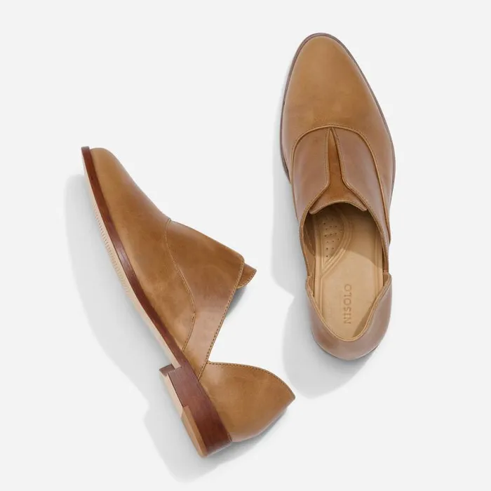 Nisolo Flats and Slip Ons Women Emma D039Orsay Oxford 20 Almond