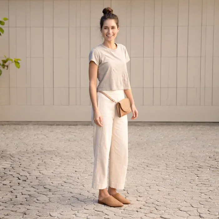 Nisolo Loafers and Mules Women Ama Woven Mule Woven Almond Nisolo Loafers and Mules Women Ama Woven Mule Woven Almond