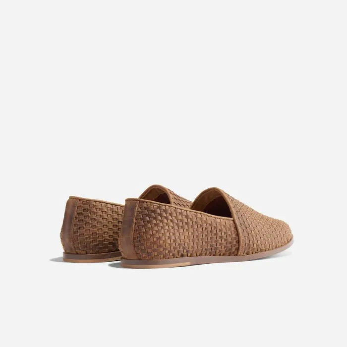 Nisolo Sandals and Slip Ons Men Alejandro Woven Slip On 20 Woven Tobacco Nisolo Sandals and Slip Ons Men Alejandro Woven Slip On 20 Woven Tobacco