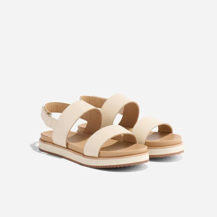 Nisolo Sandals Women GoTo Flatform Sandal 20 Bone