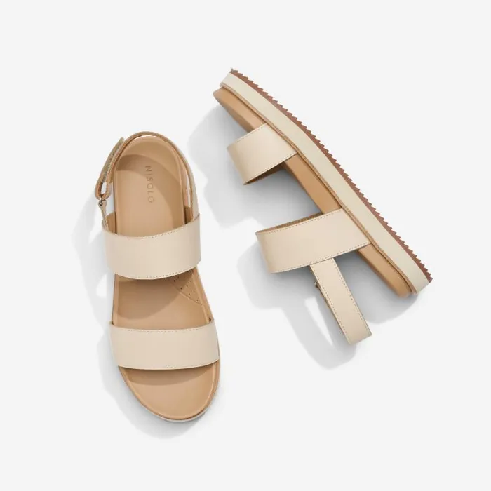 Nisolo Sandals Women GoTo Flatform Sandal 20 Bone