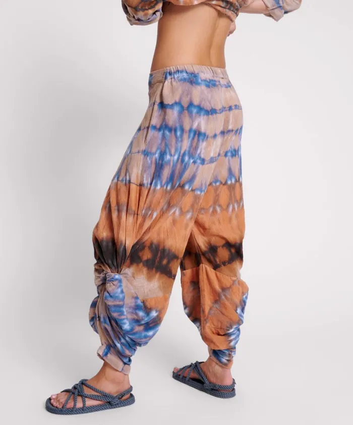 One Teaspoon Bottoms MIRAGE HAND TIE DYED GYPSY HAREM PANTS 8211 Women One Teaspoon Bottoms MIRAGE HAND TIE DYED GYPSY HAREM PANTS 8211 Women