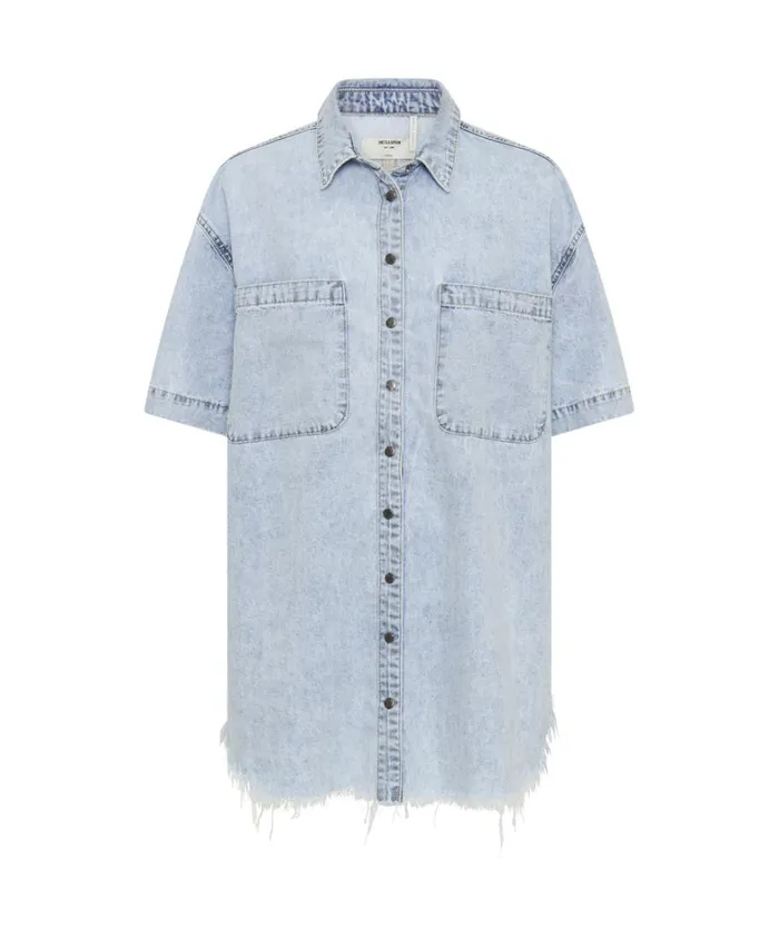 One Teaspoon Denim Dresses FLORENCE PARIS DENIM SHIRT DRESS 8211 Women One Teaspoon Denim Dresses FLORENCE PARIS DENIM SHIRT DRESS 8211 Women