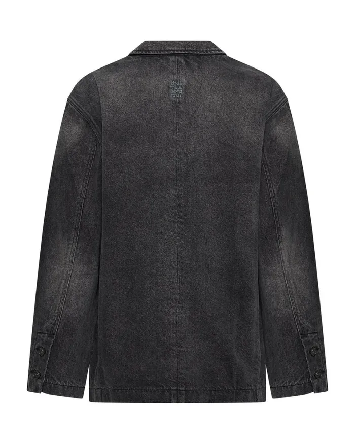 One Teaspoon Denim Jackets WORN BLACK DENIM BOYFRIEND BLAZER 8211 Women One Teaspoon Denim Jackets WORN BLACK DENIM BOYFRIEND BLAZER 8211 Women
