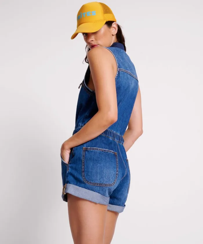 One Teaspoon Denim Jumpsuits BLUEMOON LILLY SPORTY DENIM JUMPSUIT 8211 Women One Teaspoon Denim Jumpsuits BLUEMOON LILLY SPORTY DENIM JUMPSUIT 8211 Women