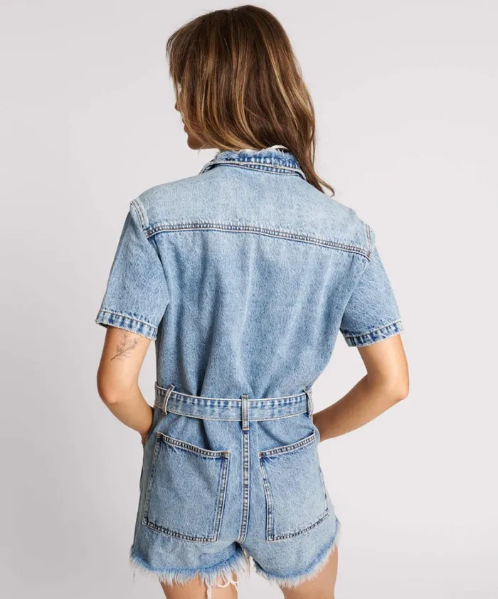 One Teaspoon Denim Jumpsuits HOLLYWOOD NIGHT MOVERS DENIM JUMPSUIT 8211 Women One Teaspoon Denim Jumpsuits HOLLYWOOD NIGHT MOVERS DENIM JUMPSUIT 8211 Women