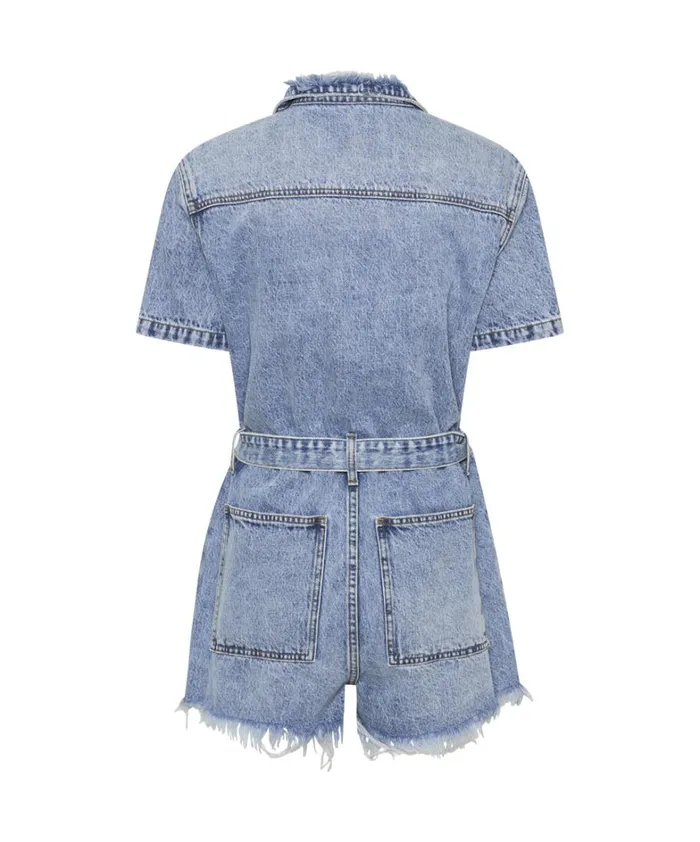 One Teaspoon Denim Jumpsuits HOLLYWOOD NIGHT MOVERS DENIM JUMPSUIT 8211 Women One Teaspoon Denim Jumpsuits HOLLYWOOD NIGHT MOVERS DENIM JUMPSUIT 8211 Women