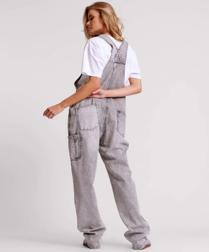 One Teaspoon Denim Jumpsuits SLATE ACID STANTON ST DENIM OVERALLS 8211 Women One Teaspoon Denim Jumpsuits SLATE ACID STANTON ST DENIM OVERALLS 8211 Women