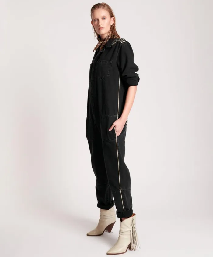 One Teaspoon Denim Jumpsuits WORN BLACK ROYALE PARADISE UTILITY JUMPSUIT 8211 Women One Teaspoon Denim Jumpsuits WORN BLACK ROYALE PARADISE UTILITY JUMPSUIT 8211 Women