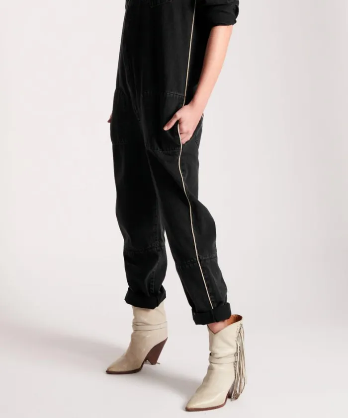 One Teaspoon Denim Jumpsuits WORN BLACK ROYALE PARADISE UTILITY JUMPSUIT 8211 Women One Teaspoon Denim Jumpsuits WORN BLACK ROYALE PARADISE UTILITY JUMPSUIT 8211 Women