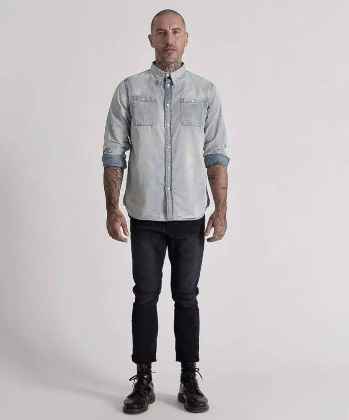 One Teaspoon Denim Shirts HOMME LIBERTY SHIRT 0 8211 Women