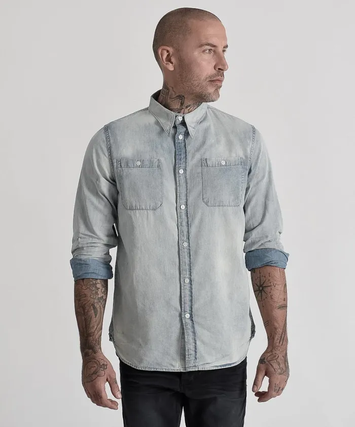 One Teaspoon Denim Shirts HOMME LIBERTY SHIRT 0 8211 Women One Teaspoon Denim Shirts HOMME LIBERTY SHIRT 0 8211 Women