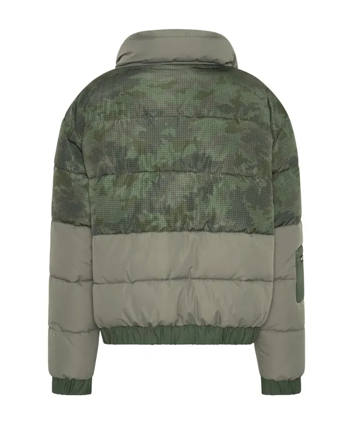 One Teaspoon Jackets DIRTEE LOVE CAMO PUFFA JACKET 8211 Women
