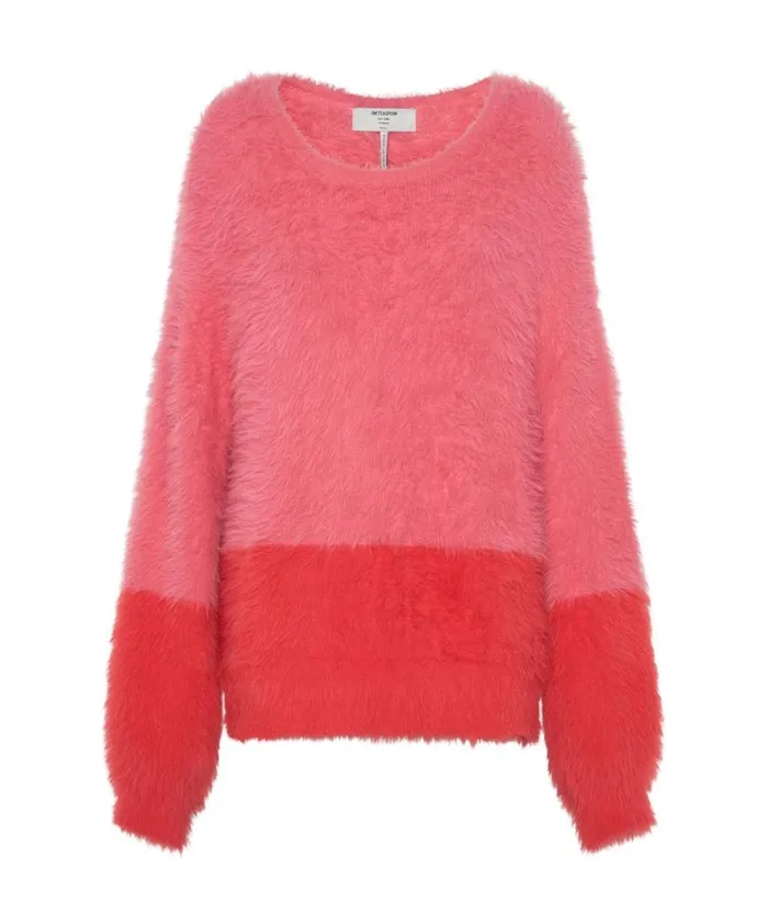 One Teaspoon Knitwear FLUFFY COLOUR BLOCK KNIT SWEATER 8211 Women One Teaspoon Knitwear FLUFFY COLOUR BLOCK KNIT SWEATER 8211 Women