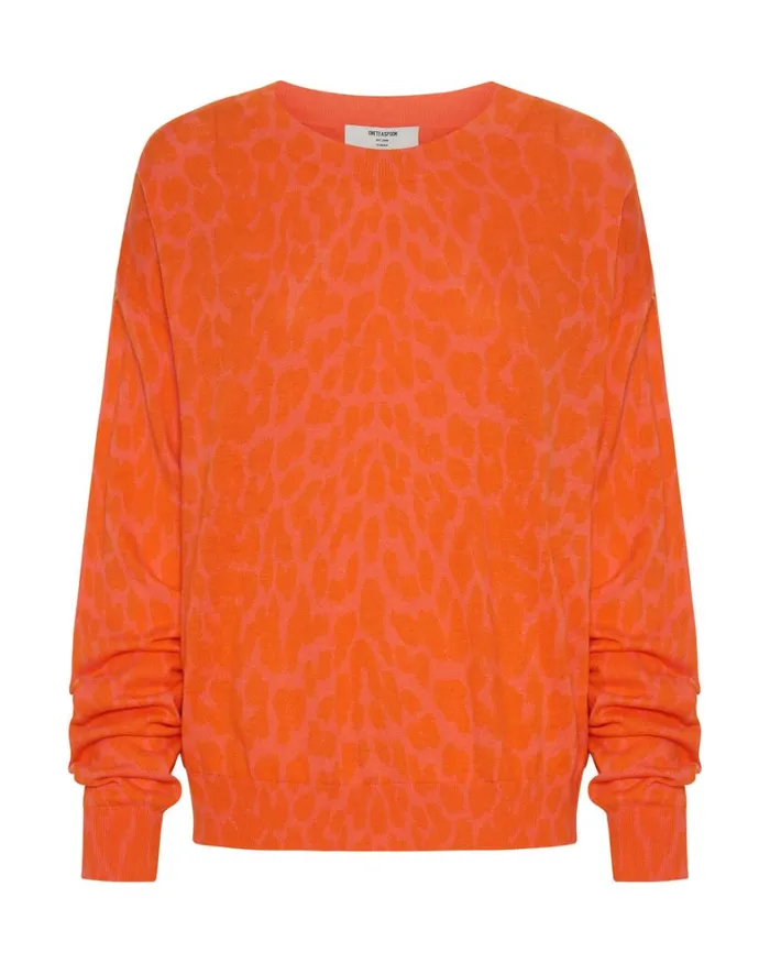 One Teaspoon Knitwear NEON LEOPARD KNIT SWEATER 8211 Women