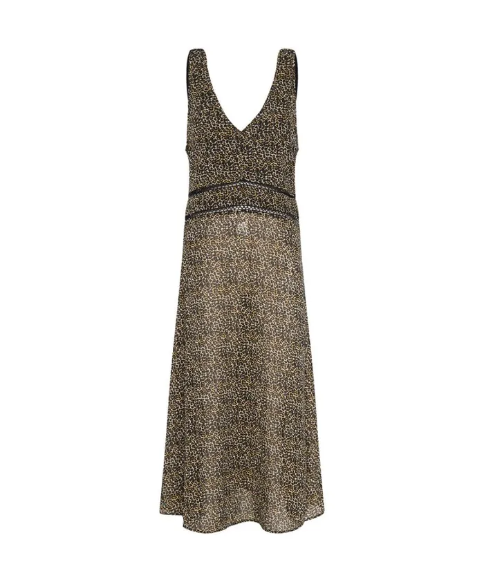 One Teaspoon Midi and Maxi Dresses ANIMAL NIGHT LOVER DRESS 8211 Women One Teaspoon Midi and Maxi Dresses ANIMAL NIGHT LOVER DRESS 8211 Women