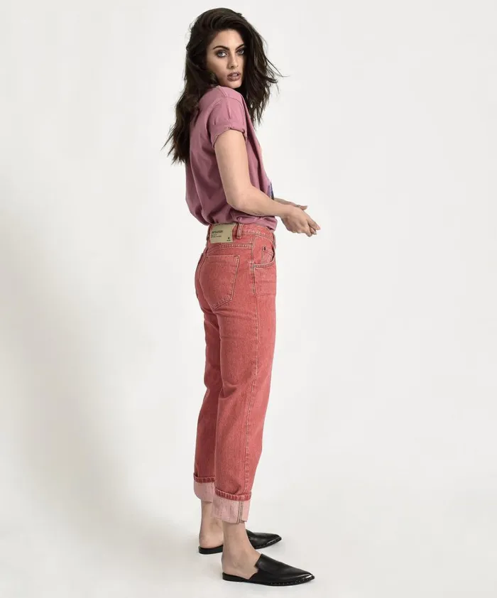 One Teaspoon Organic Tees ORGANIC RED AWESOME BAGGIES HIGH WAIST STRAIGHT LEG JEANS 8211 Women One Teaspoon Organic Tees ORGANIC RED AWESOME BAGGIES HIGH WAIST STRAIGHT LEG JEANS 8211 Women