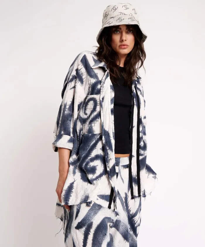 One Teaspoon Shirts RUNAWAY MUSLIN LONGLINE SHIRT 8211 Women One Teaspoon Shirts RUNAWAY MUSLIN LONGLINE SHIRT 8211 Women