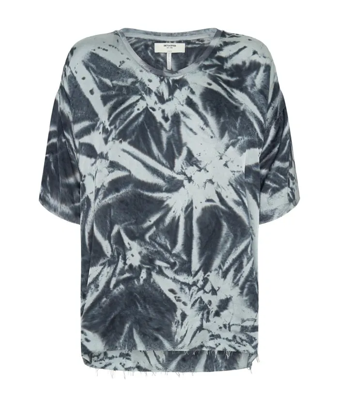 One Teaspoon Tees and Tanks FIRE FLIES OVERSIZED SATIN TEE 8211 Women
