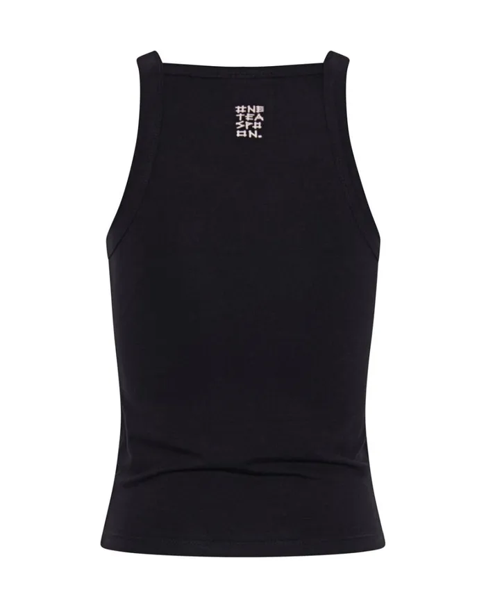 One Teaspoon Tees and Tanks MIAMI BAMBOO LOGO TANK BLACK 8211 Women