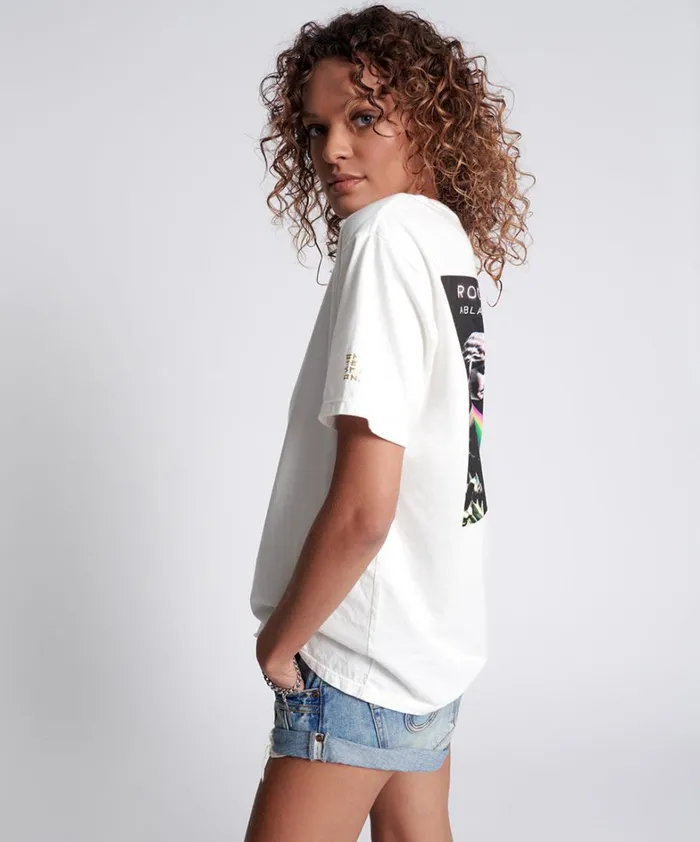 One Teaspoon Tees and Tanks ROCK ME BABE SOS UNISEX TEE 8211 Women