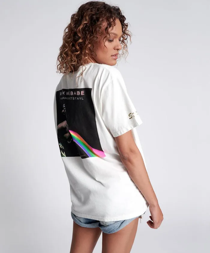 One Teaspoon Tees and Tanks ROCK ME BABE SOS UNISEX TEE 8211 Women