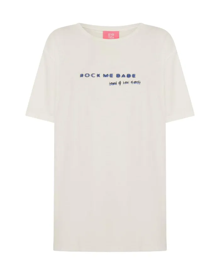 One Teaspoon Tees and Tanks ROCK ME BABE SOS UNISEX TEE 8211 Women