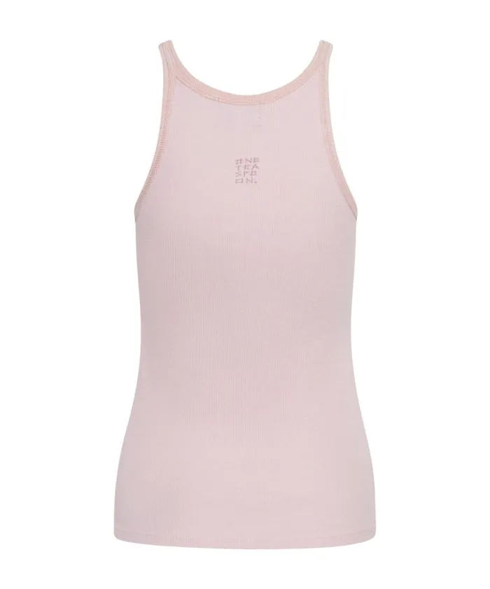 One Teaspoon Tees and Tanks ROSE QUARTZ ONE TEASPOON RIB SINGLET 8211 Women One Teaspoon Tees and Tanks ROSE QUARTZ ONE TEASPOON RIB SINGLET 8211 Women