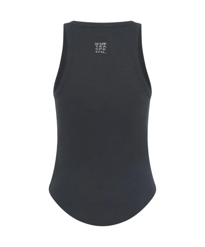 One Teaspoon Tops DISTRESSED RAMONE RIB TANK 8211 Women One Teaspoon Tops DISTRESSED RAMONE RIB TANK 8211 Women