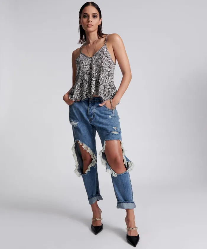 One Teaspoon Tops INTERFERENCE RUNAWAY CAMI 8211 Women