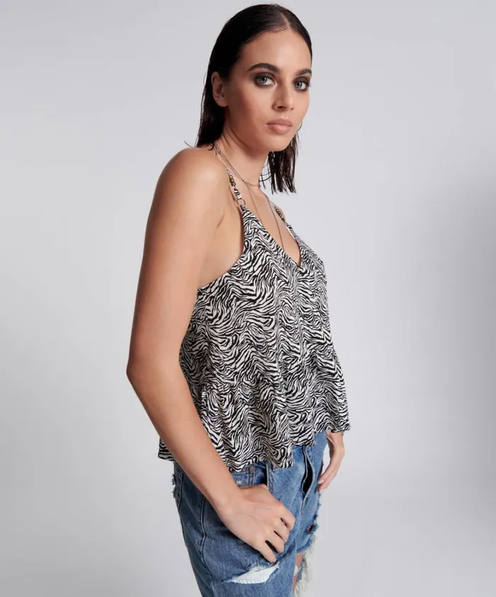 One Teaspoon Tops INTERFERENCE RUNAWAY CAMI 8211 Women