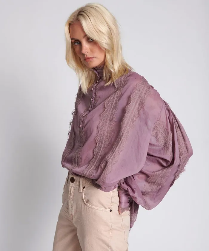 One Teaspoon Tops PURPLE SMOKE ETERNAL SPIRIT TOP 8211 Women