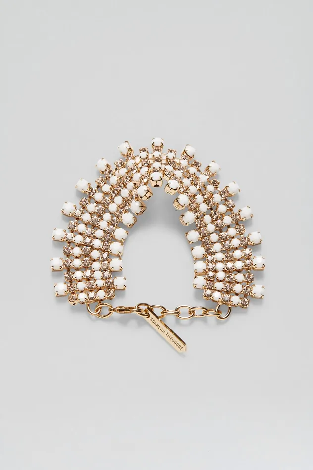 OPAL STRASS BRACELET CHALK Women Jewelry Scanlan Theodore