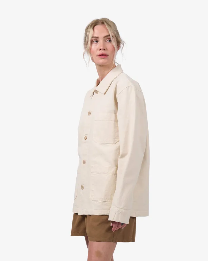 Organic Workwear Jacket 8211 Soft Lavender Workwear Jackets Colorfulstandard Women
