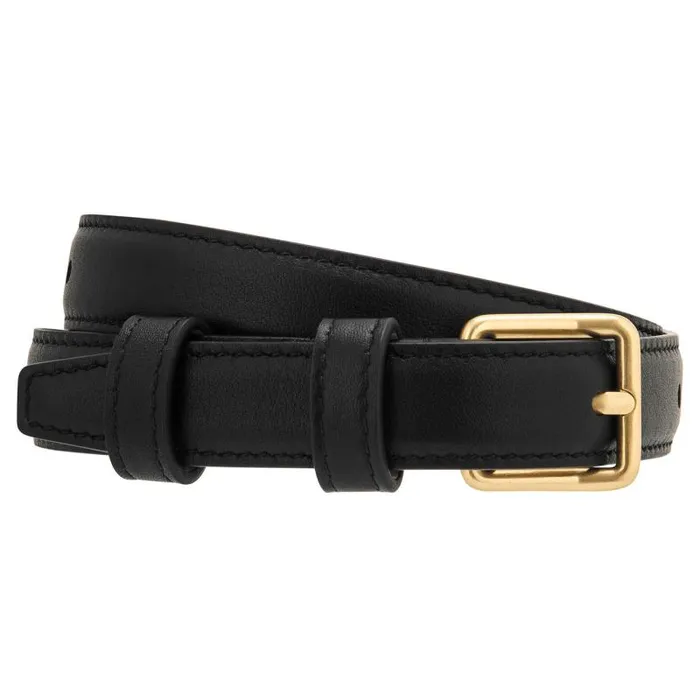 Oroton Belts Accessories Florence 20mm Belt Black