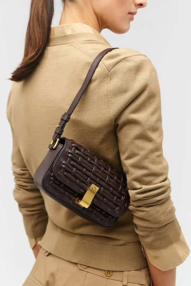 Oroton Crossbody Women Etta Collectable Crossbody Mahogany