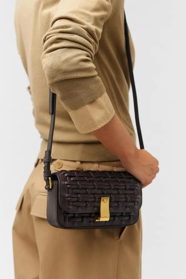 Oroton Crossbody Women Etta Collectable Crossbody Mahogany
