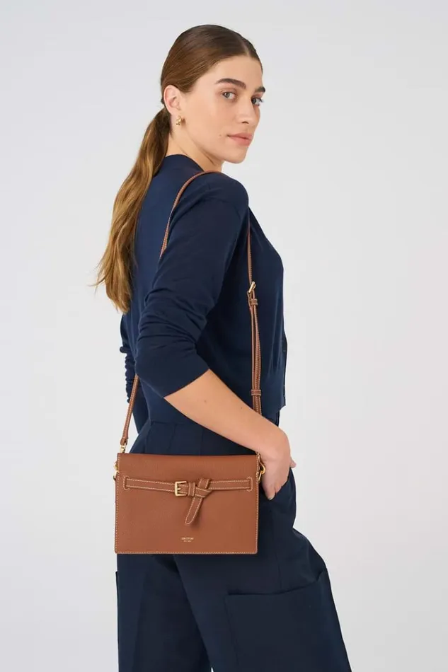 Oroton Crossbody Women Margot Crossbody Whiskey